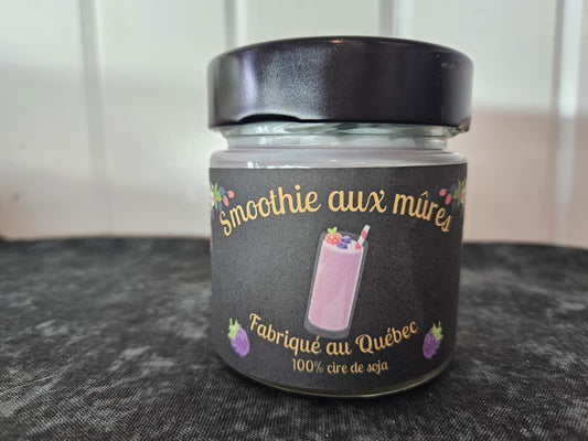 Bougie Smoothie aux mûres