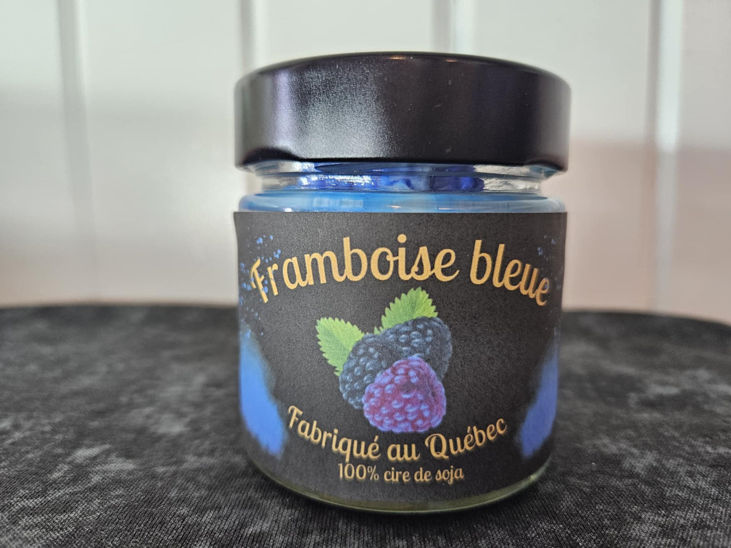 Bougie Framboise bleue